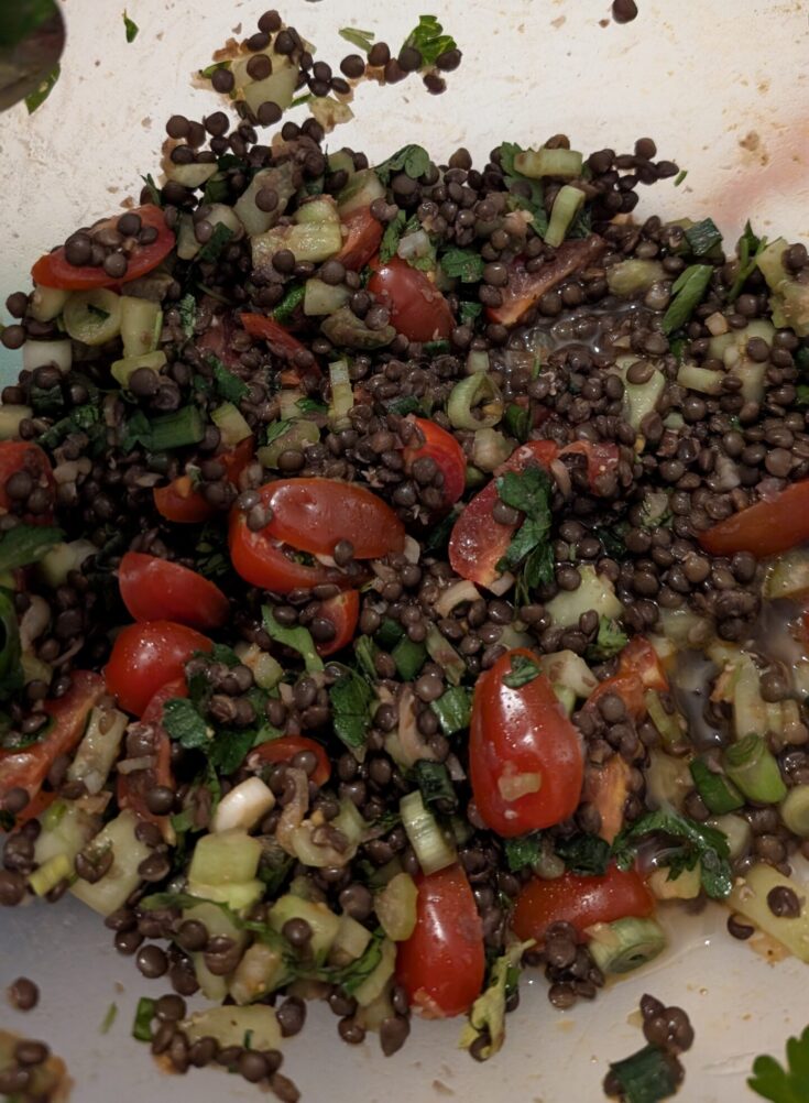 Beluga Linsensalat